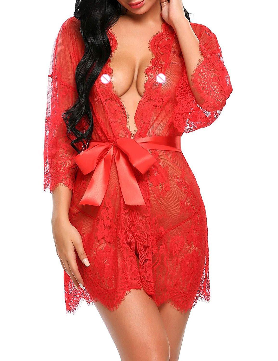 Lace Lingerie Sexy Sleepwear